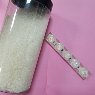 Materia prima de TPU ignífugo grado UL94-V0 para tira de luz. Dureza: shore 45A-74D para elegir