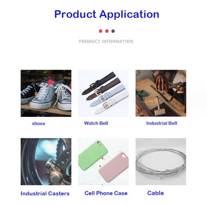 Granulos de fibra de carbono virgen TPU Materia prima plástica biodegradable