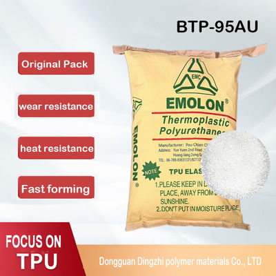 Materia prima de plástico TPU transparente partículas de poliuretano termoplástico pellets 98AU