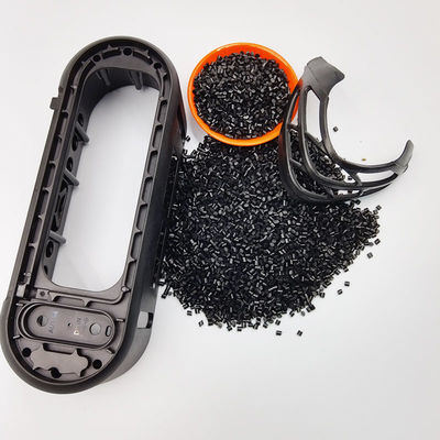 TPU GRS Materiales reciclados de plástico térmico Poliuretano Pellet negro