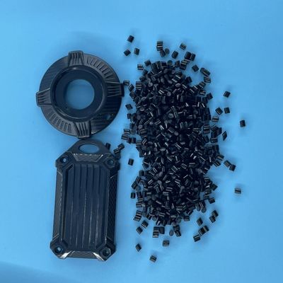 Pellet de poliuretano TPU de fibra de carbono negro personalizado