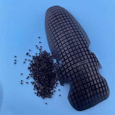 Pellet de poliuretano TPU de fibra de carbono negro personalizado
