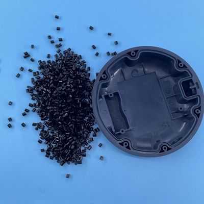 Pellet de poliuretano TPU de fibra de carbono negro personalizado