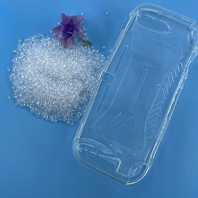 Granula de materia prima TPU reforzada flexible y transparente