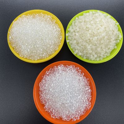 Plastico moldeable Pelletas de polímero termoplástico Perlas transparentes personalizadas