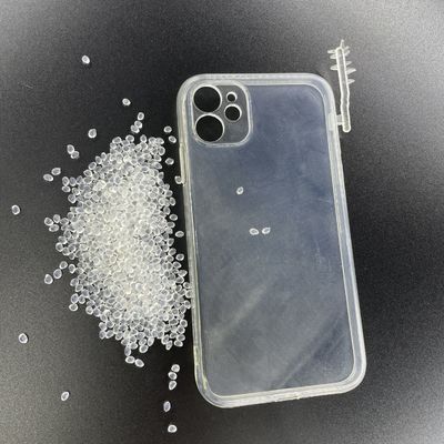 Cuerpo de teléfono de protección de materia prima TPU suave y transparente