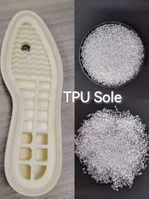 Materia prima TPU Ampliamente utilizada en suelas y cajas, dispositivos médicos y envases y electrónica con buen rebote, buena resistencia al desgaste y excelente resistencia