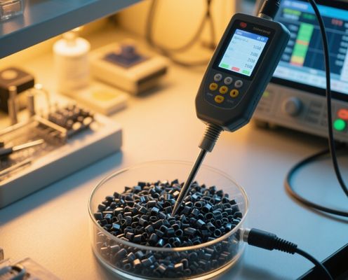 Gránulos de poliuretano termoplástico electroconductivo
